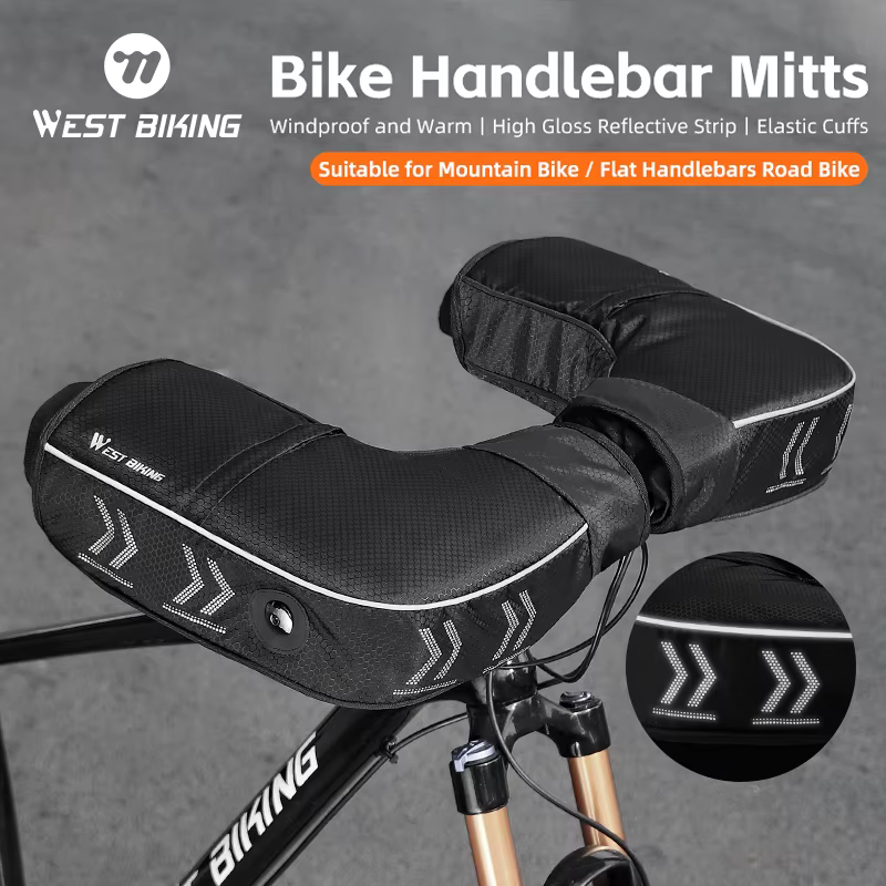 WEST BIKING – mitaines de guidon de vélo