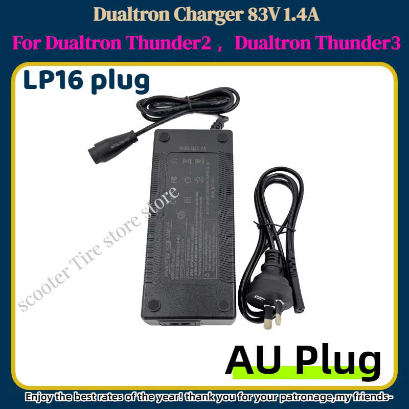 Chargeur Original Minimotors Dualtron 83V 1.5A (Connecteur LP) pour trottinettes électriques