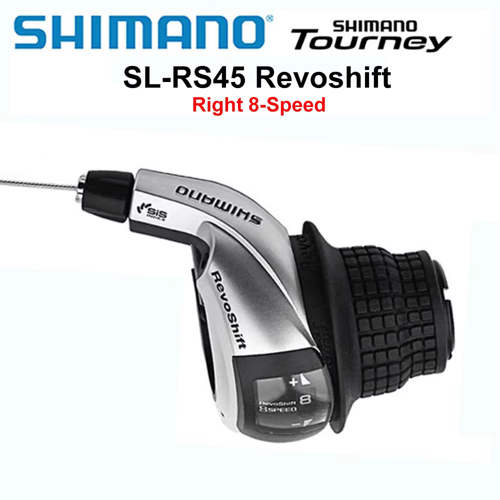 Shimano Tourney RS45 Revoshift poignée vélo torsion manette de vitesse levier 3x7s 3x8s 21s 24s