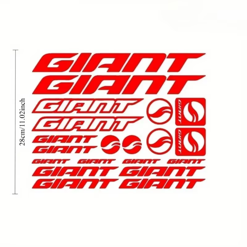 Autocollant plat pour KIT autocollants adhésifs géants pour voiture de vélo