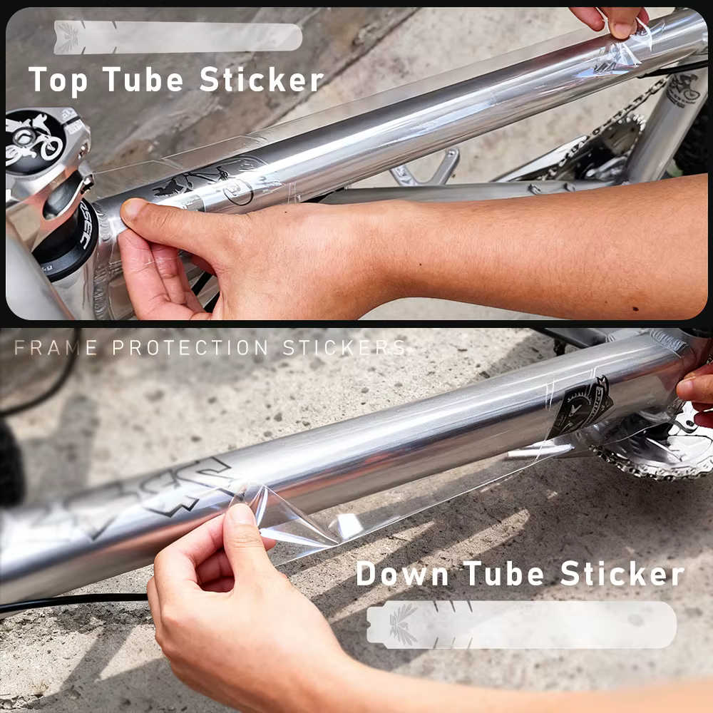 KRSEC cadre de vélo PVC Transparent protecteur autocollants vtt route