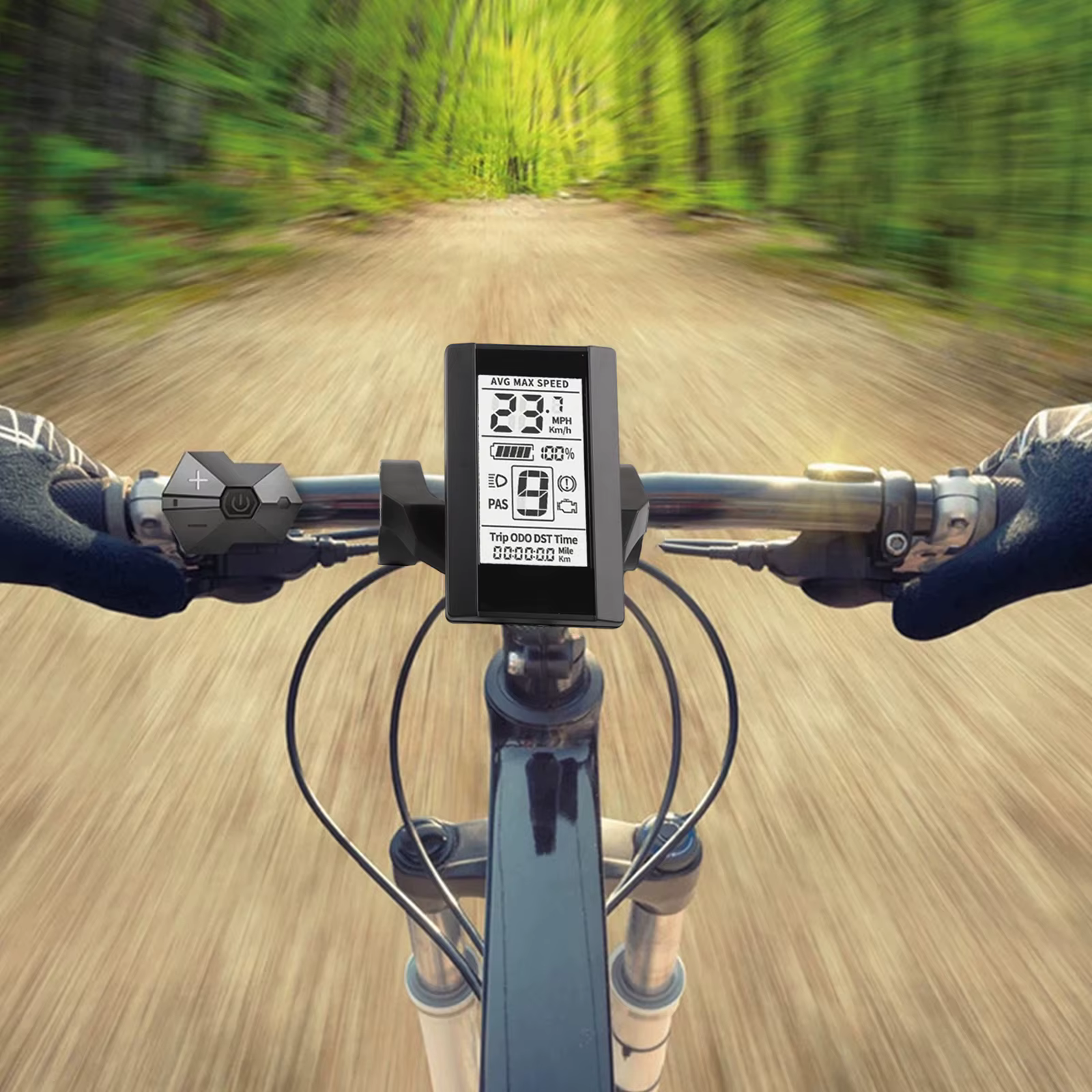 Écran pour vélo électrique Bafang C965 avec assistance à 9 niveaux