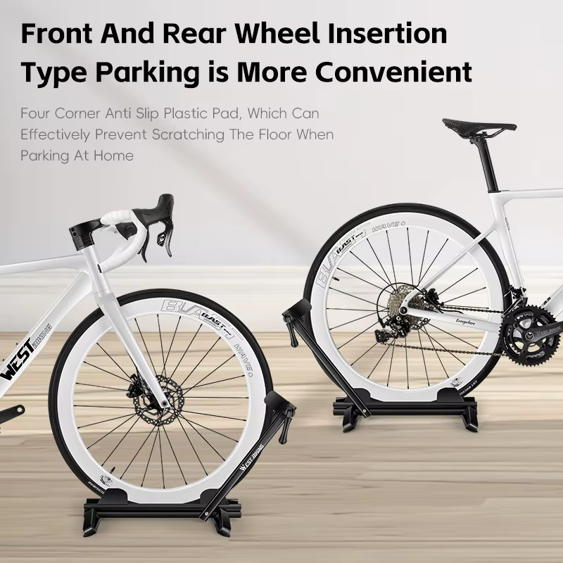 WEST BIKING – support de stationnement de vélo Double pôle