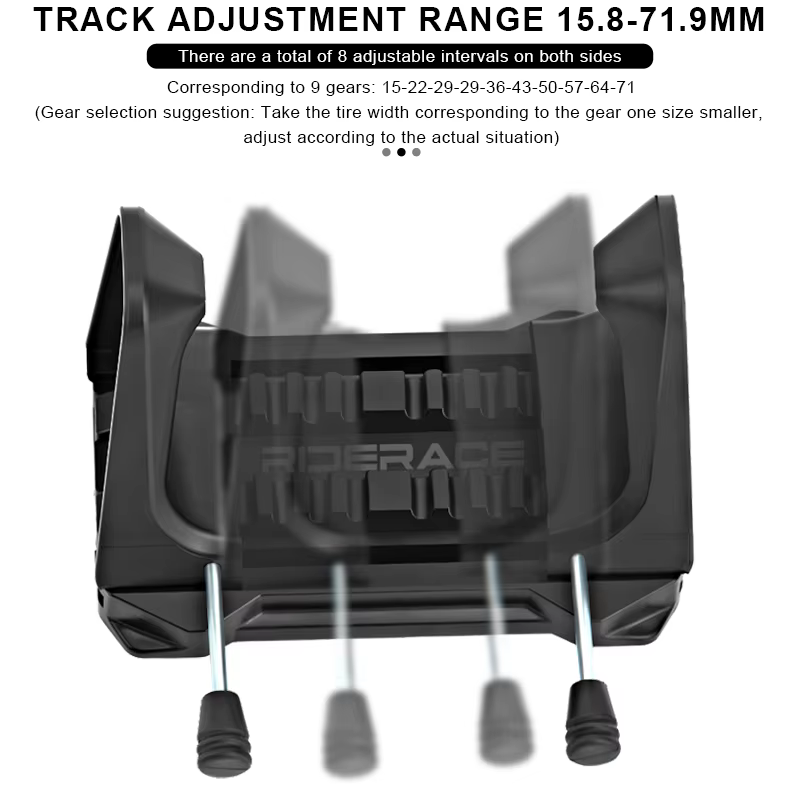 RIDERACE vélo support de stationnement boucle réglable vtt