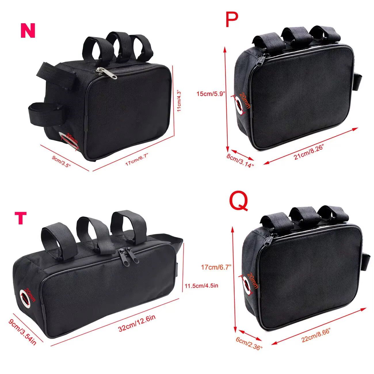 Sac de rangement pour cadre de vélo, taille 27, boîte à outils avant, boîte de rangement pour batterie, VTT, vélo électrique