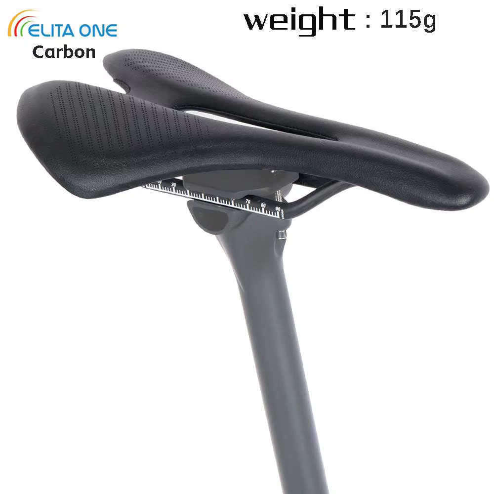 Selle de vélo en carbone Elitaone 270x143mm siège