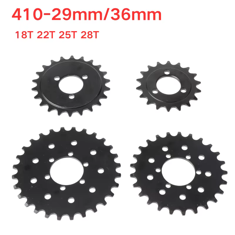 Pignon de chaîne 410 18T/22T/25T/28T