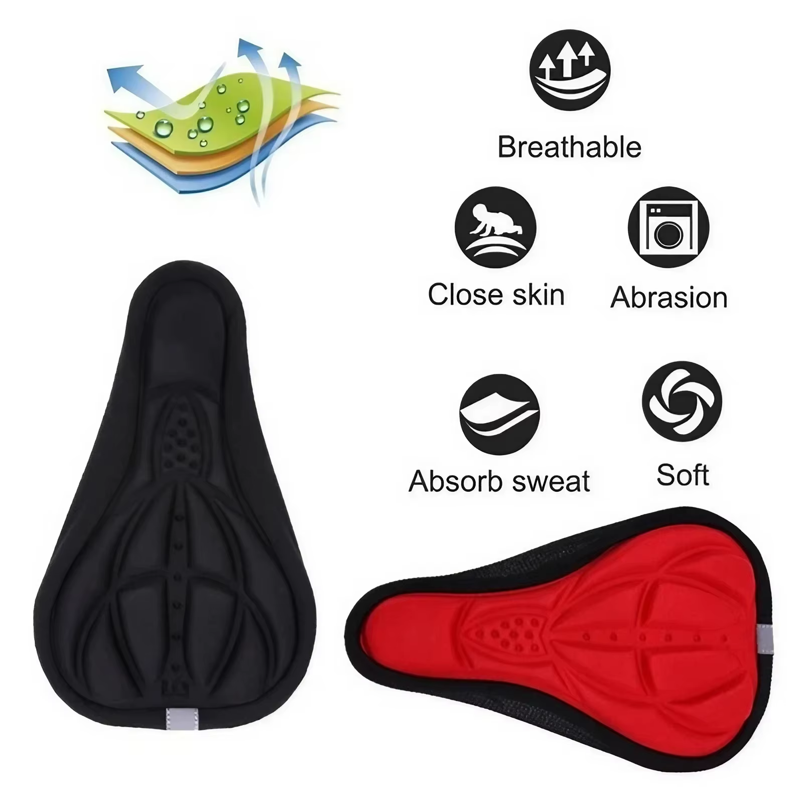 Housse de selle de vélo 1 pièce