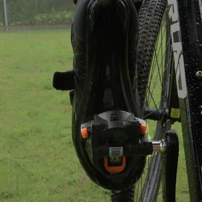 Pédales de vélo de route Gineyea, pédales de vélo de route sans clip avec crampons compatibles avec SPD-SL