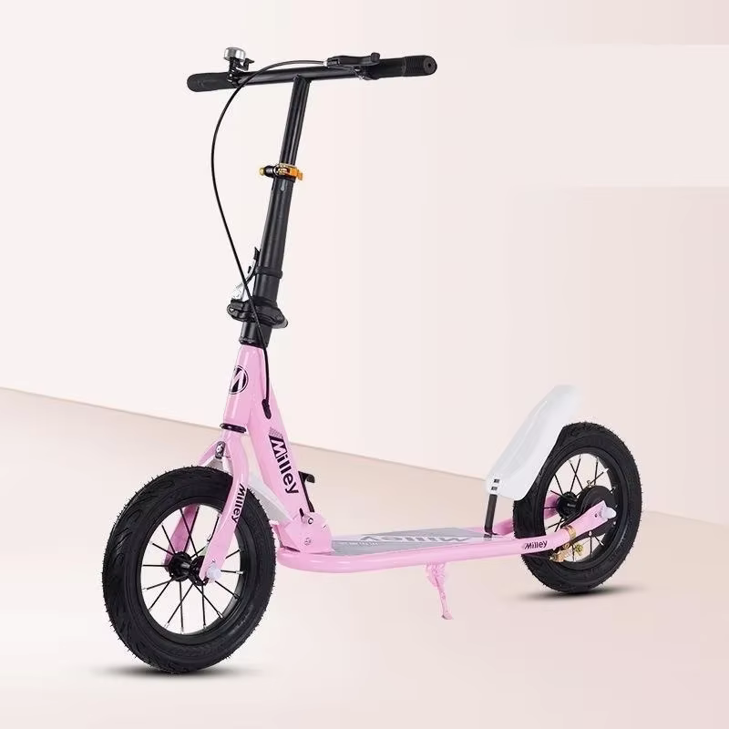 Trottinette pliable pour adultes avec frein à main