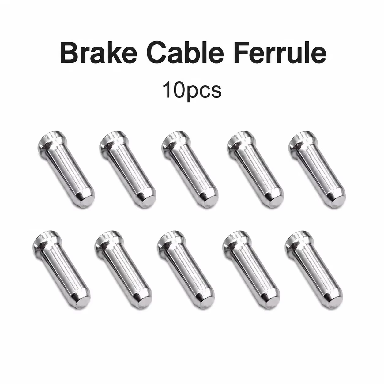 Embouts de câble de frein et de dérailleur en aluminium pour vélo