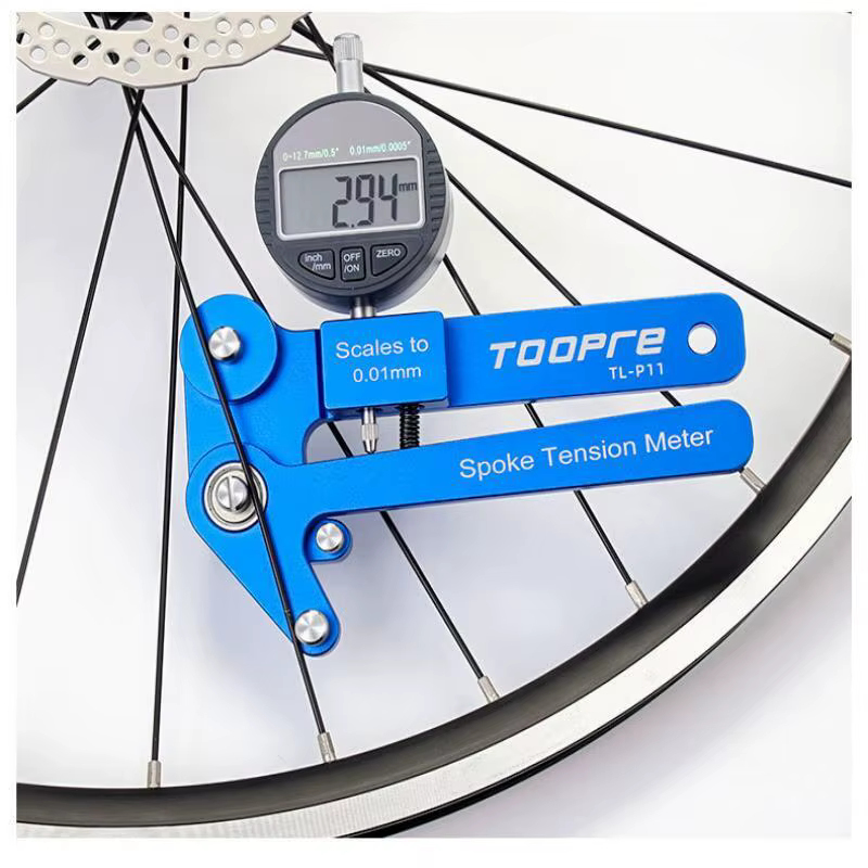 TOOPRE tensiomètre à rayons de vélo affichage numérique outil de Correction de jante jeu de roues mécaniques dispositif