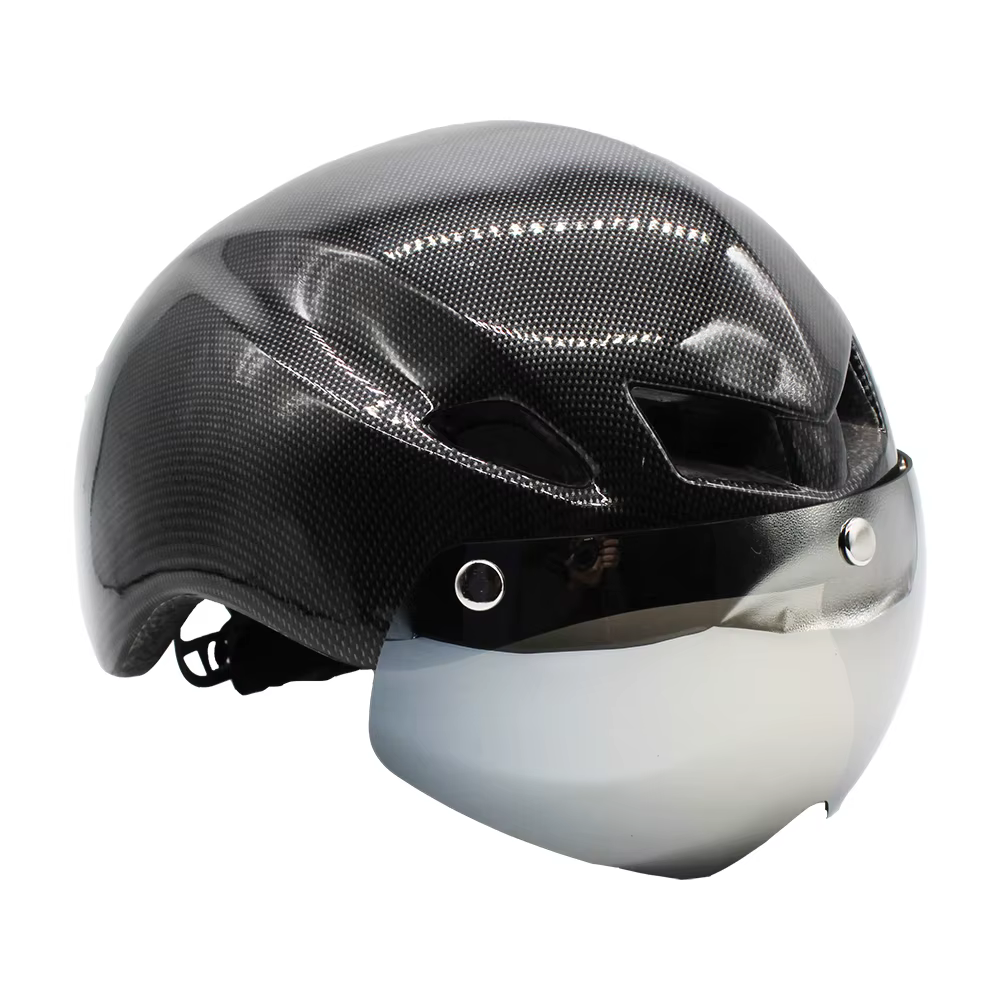 TT casque lunettes Casco Ciclismo lentille aero