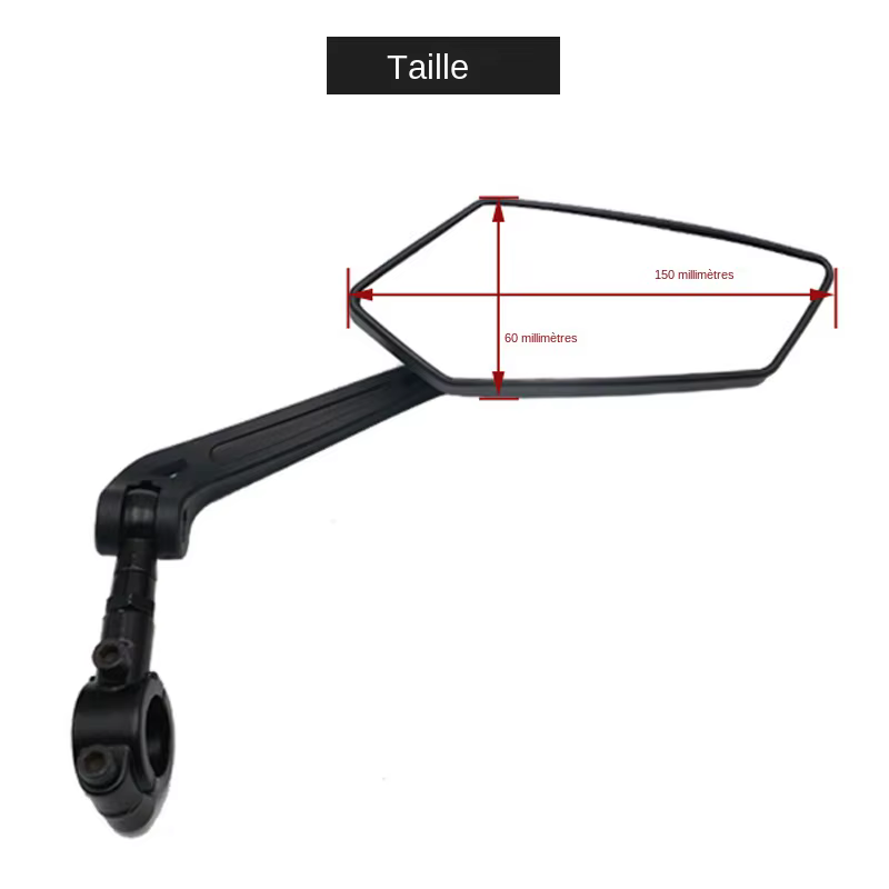 Rétroviseur de vélo, clair