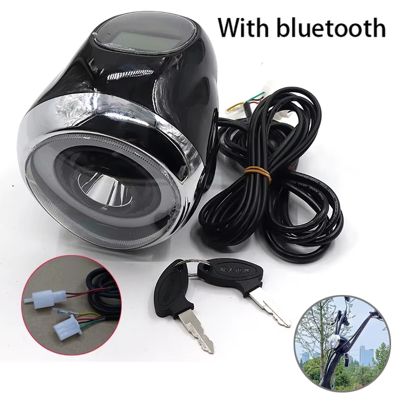 Scooter électrique compteur phare Bluetooth