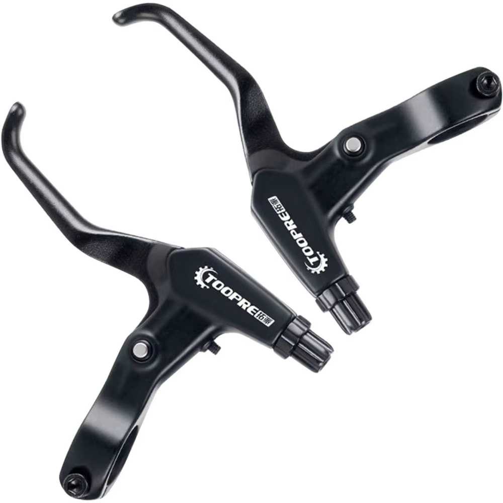 1 paire de leviers de frein de vélo en alliage d'aluminium