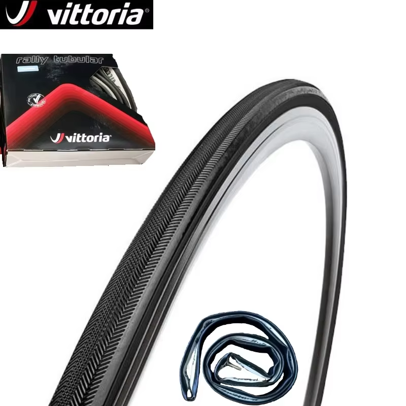 Pneu tubulaire en caoutchouc pour vélo de route Vittoria RALLY 700C*21C-28C(220TPI)