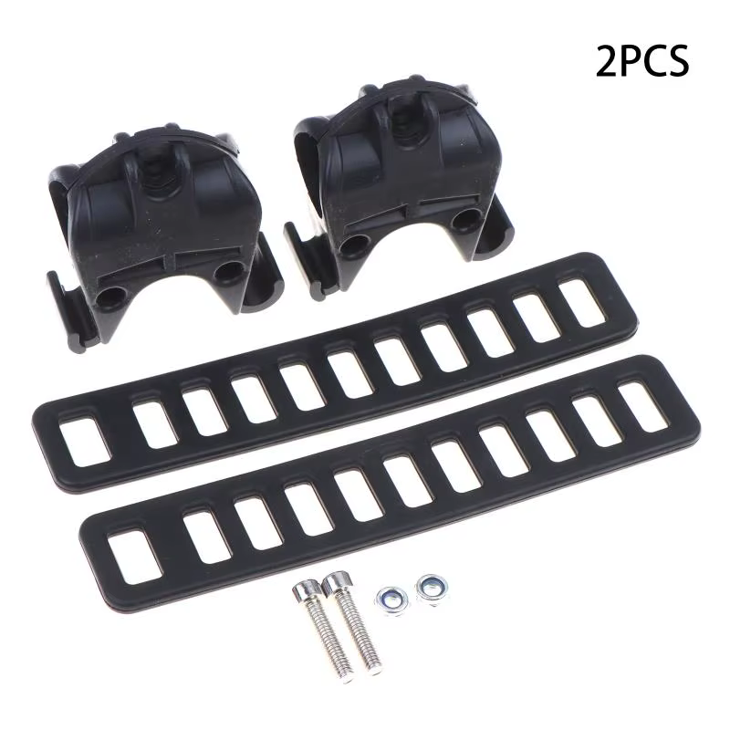 Support de fixation universel pour vélo sur toit de voiture, 2 pièces, antidérapant, robuste, pour les excursions sportives en plein air