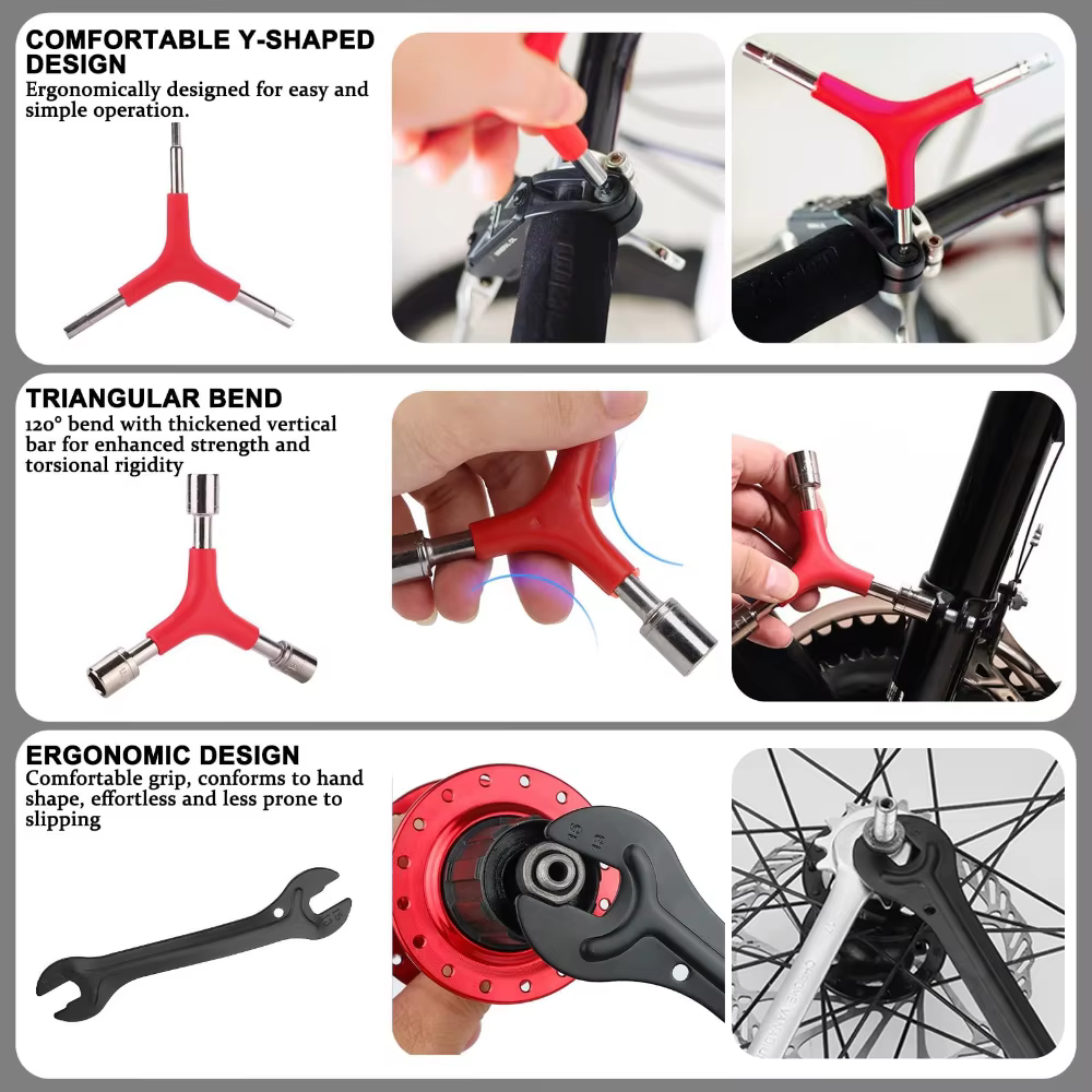Outil de réparation de vélo avec riveteuse de chaîne