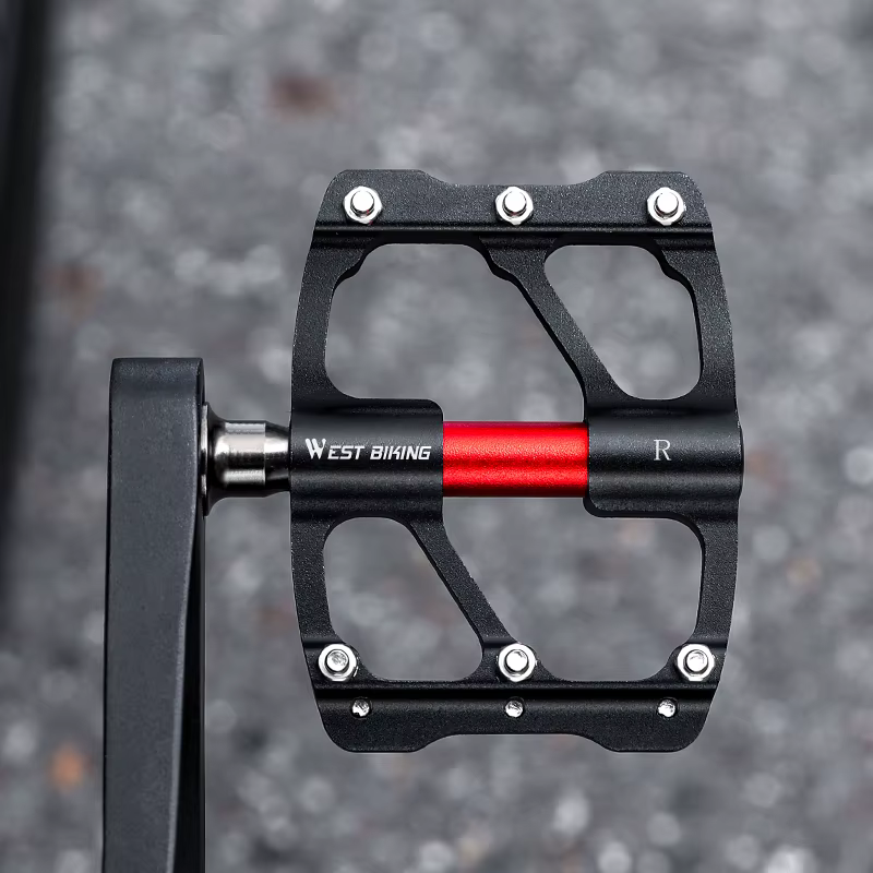 Pédales de vélo en aluminium WEST BIKING à 3 roulements
