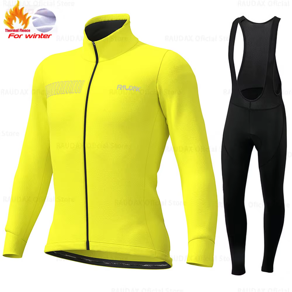 2025 Ropa Ciclismo Hombre Invierno hiver thermique polaire vêtements de cyclisme haut maillot