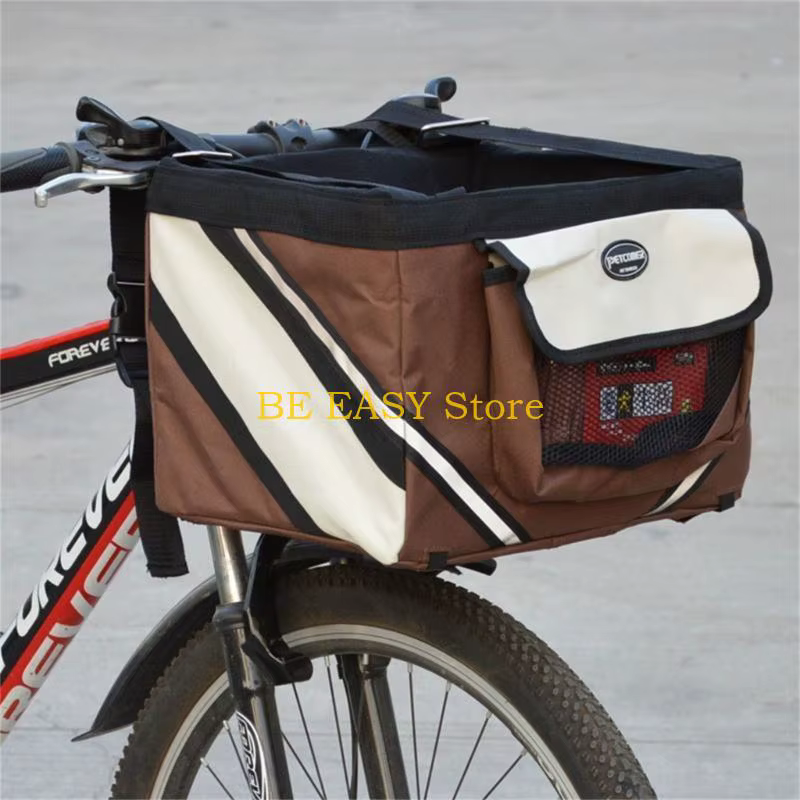 E28F – porte-vélo pour animaux compagnie, panier vélo pour chien chat, panier