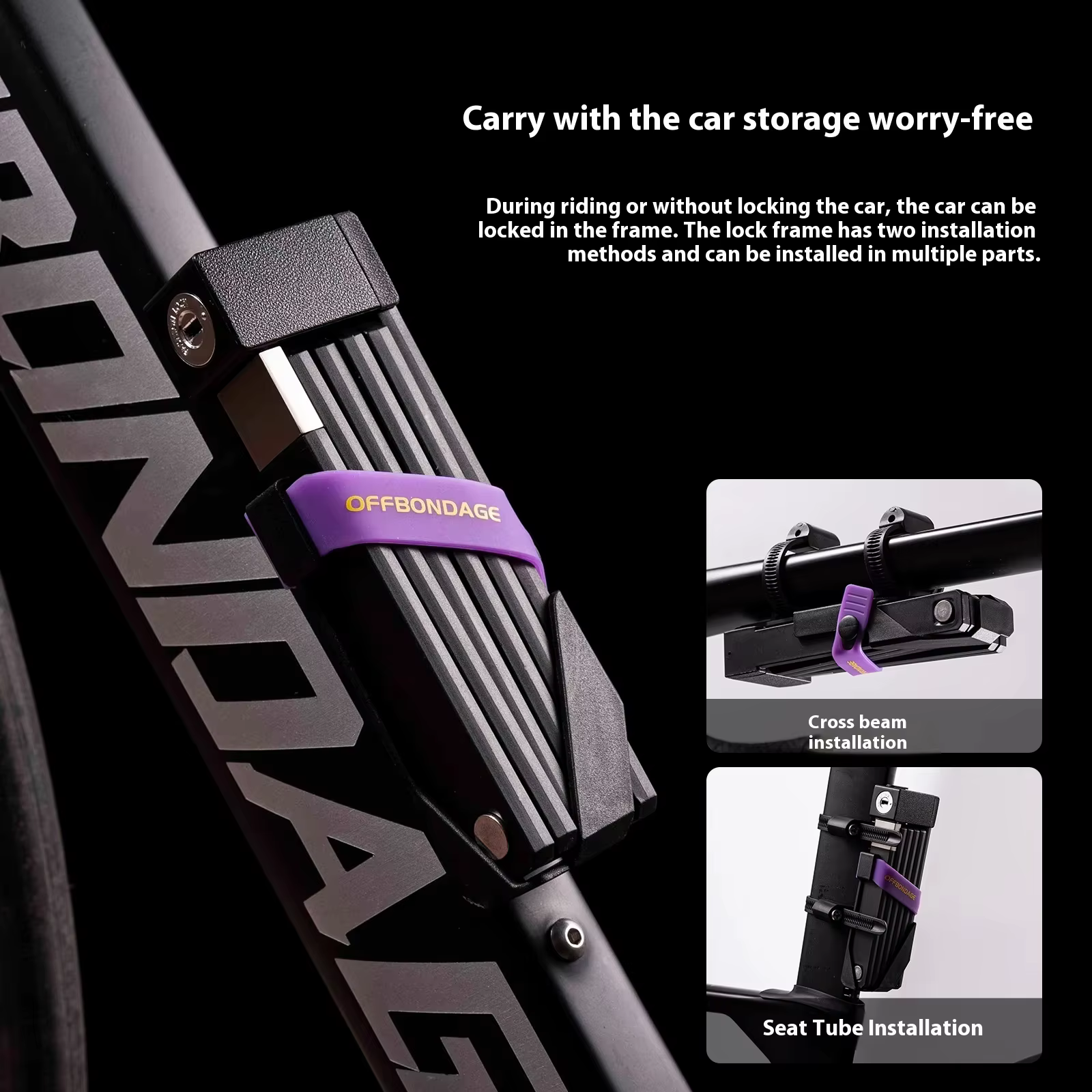 OFFBONDAGE – cadenas pliable pour vélo