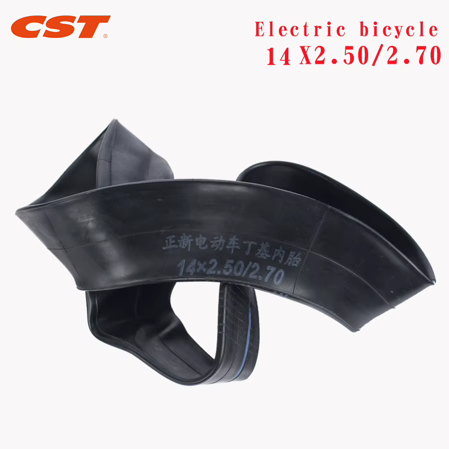 Pneus de vélo électrique CST 12 14 16 18 20" 1.75/2.5/2.7/2.125/3.0 avec valve coudée