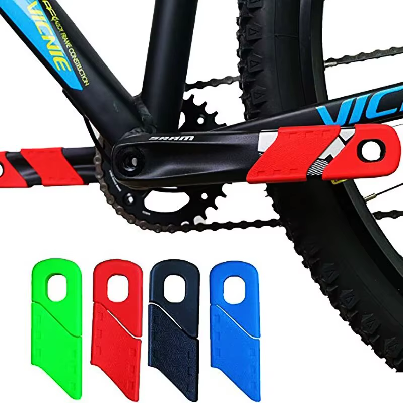 ENLEE-Juste de protection universelle pour manivelle de vélo de montagne, ensemble d'accessoires de vélo VTT, 4 pièces/1 ensemble