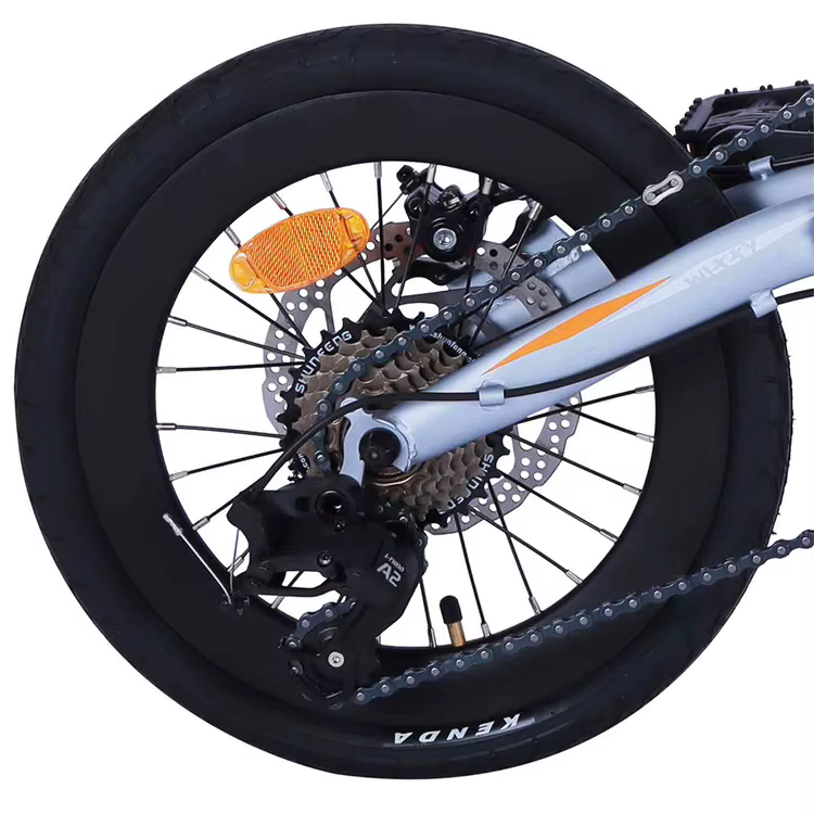 Vélo pliable en acier de 16 pouces, 8 vitesses, pour adultes, vente en gros