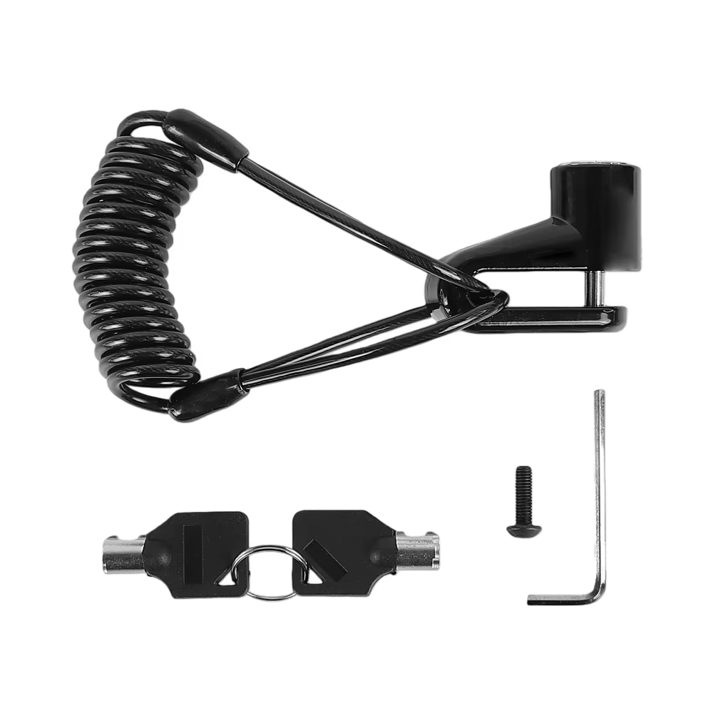Verrou de frein à disque avec câble en acier pour trottinette électrique Xiaomi Mi3 Mi4 Mi5 5Pro 5Max