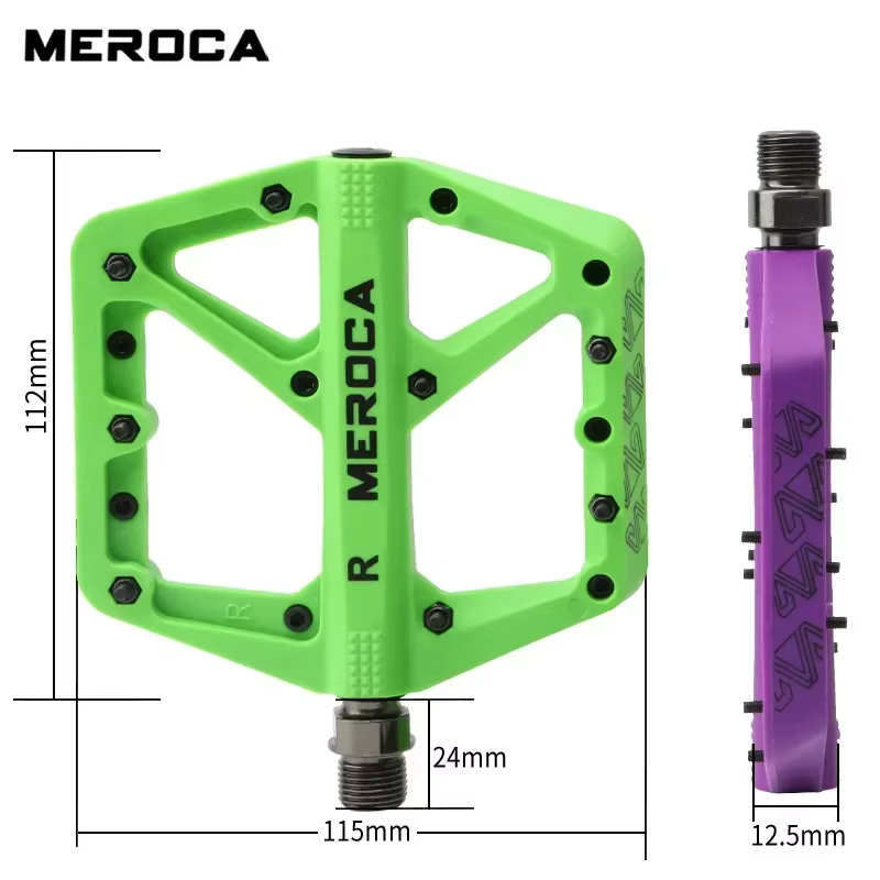Pédale en fibre de nylon ultra légère pour vélo de route et VTT