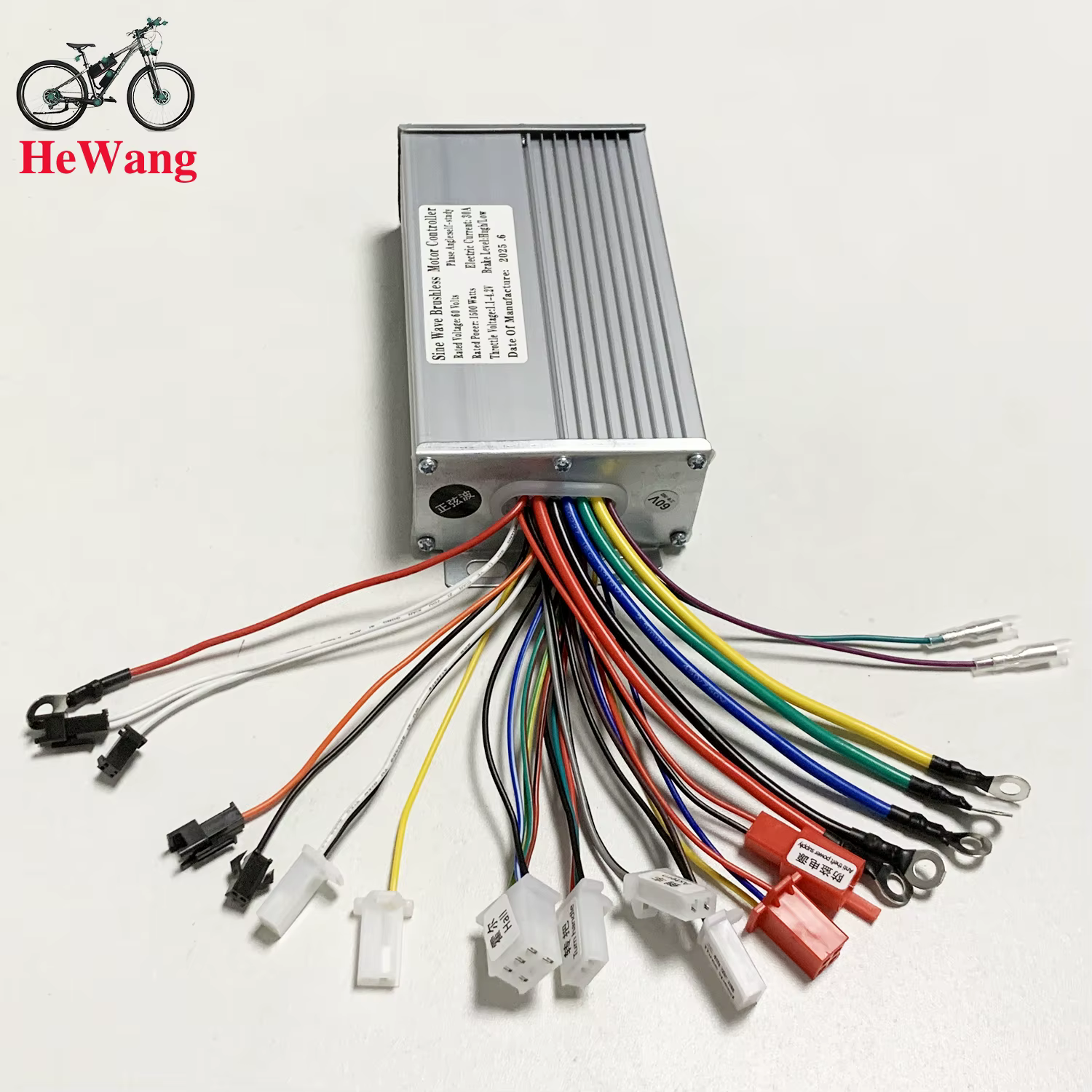 Contrôleur d'onde sinusoïdale 48V 52V 60V 64V 72V Ebike 1000W 1500W