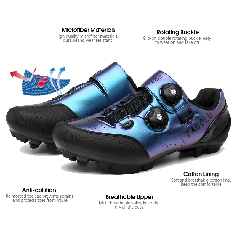 Hommes vitesse cyclisme Sneaker SPD VTT chaussures femmes chaussure de vélo vtt
