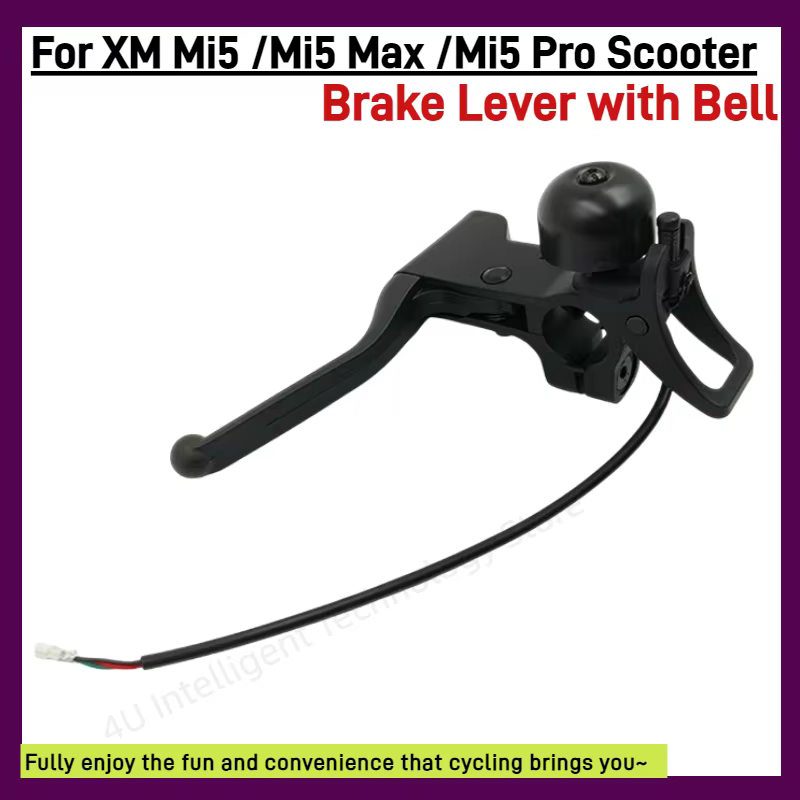 Levier de frein gauche avec sonnette pour trottinette électrique mi 5/5 Max/5 Pro
