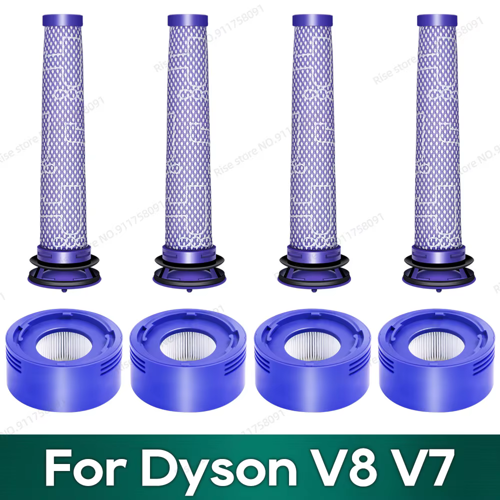 Compatible avec les accessoires Dyson V7 V8, filtre Dyson DC58 DC59 DC61 DC62