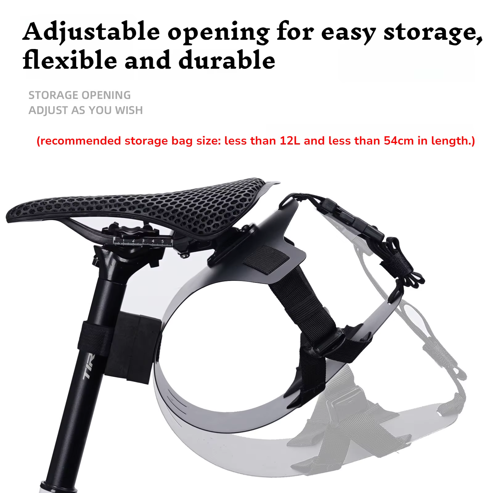 Support de sac de selle de vélo
