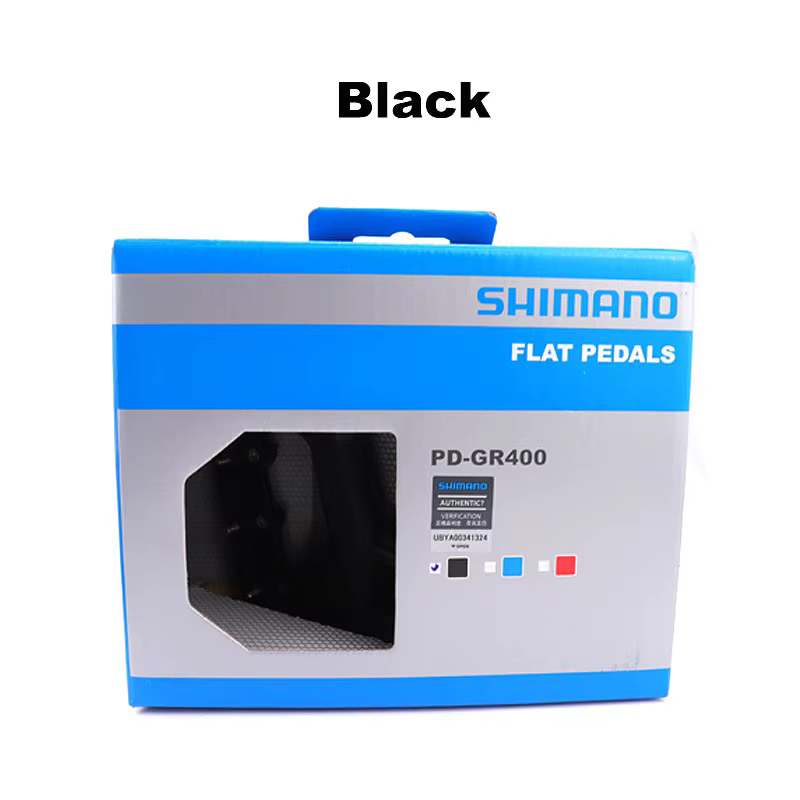 Shimano-Pédales de vélo plates PD GR400, VTT, Trail, Endflats, BMX