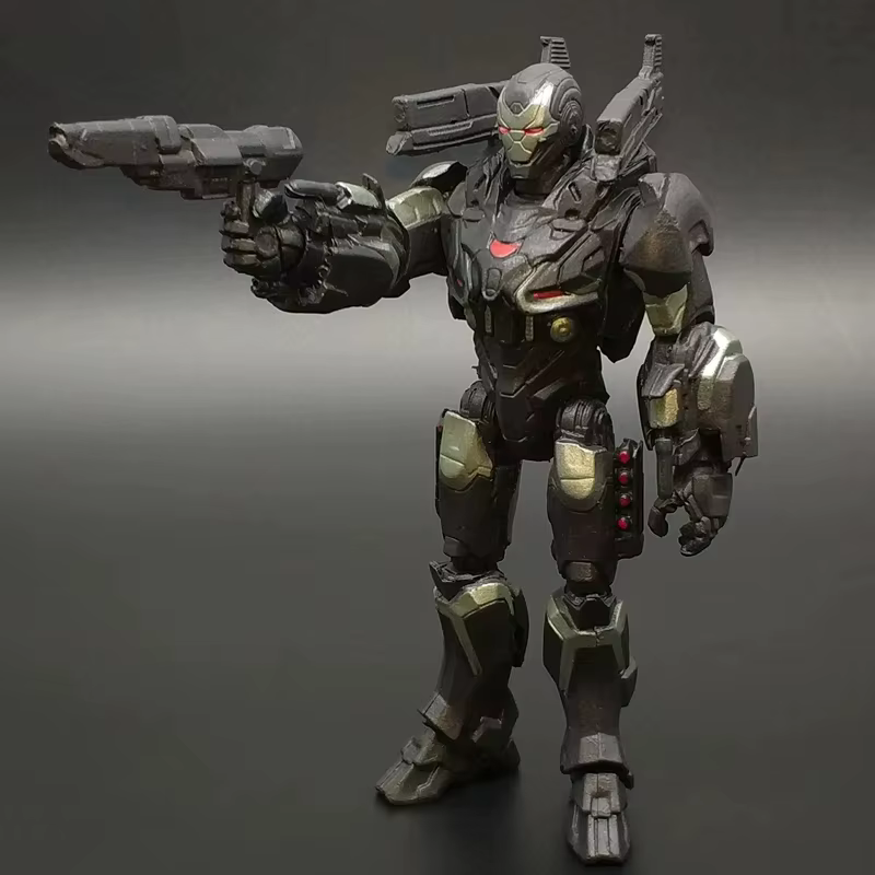 Modèle de figurine d'action Marvel Iron Man Avengers, statue d'anime, figurine de machine de guerre, cadeaux de collection, 3.75 pouces, en stock