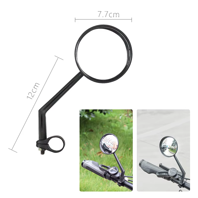 Miroir rond de sécurité pour vélo de route et VTT, équipement d'équitation