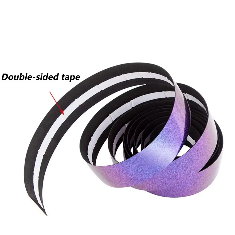 Bande de barre de vélo de route couleur caméléon, 2 pièces, EVA PU, bande de guidon de vélo, respirante, anti-transpiration, antidérapante, amortisseur de chocs, 2150mm