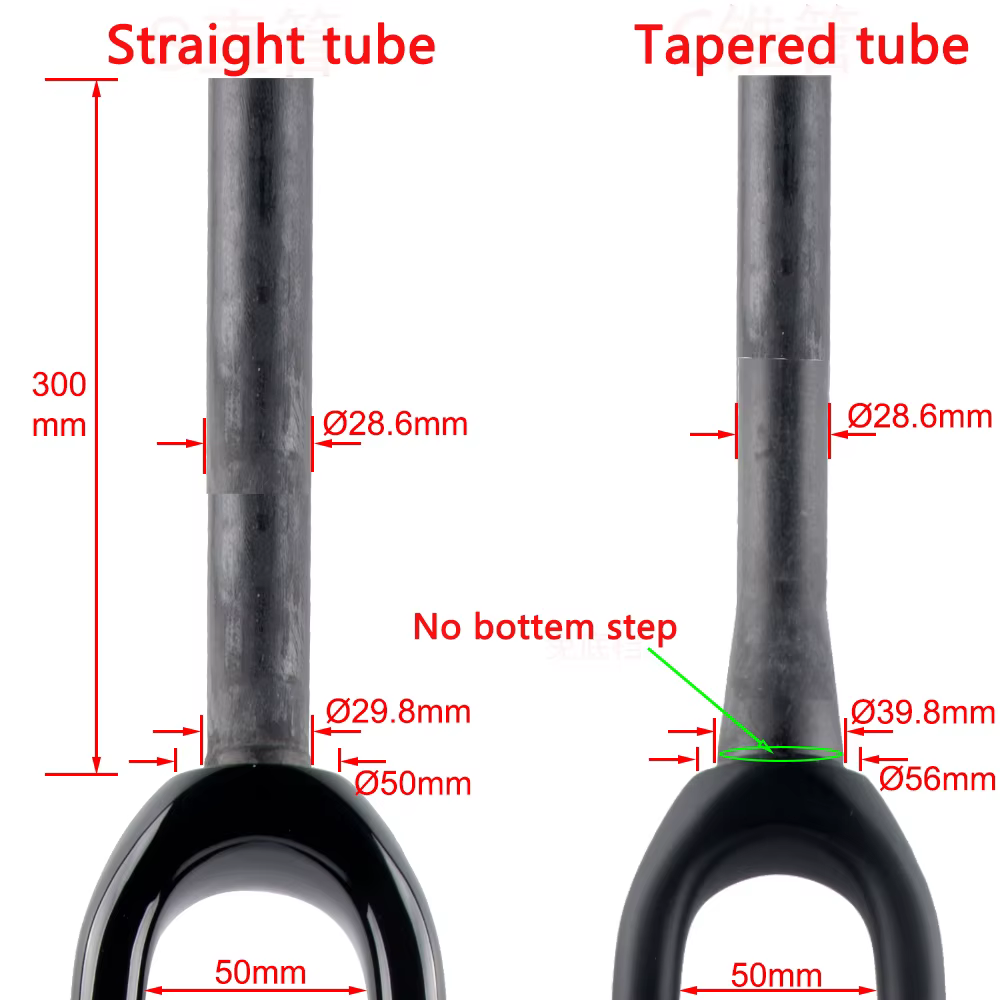 Le plus récent vélo de route en gravier 700C entièrement en Fiber de carbone Cyclocross voyage frein à disque plat avec axe traversant fourche avant dur droit conique