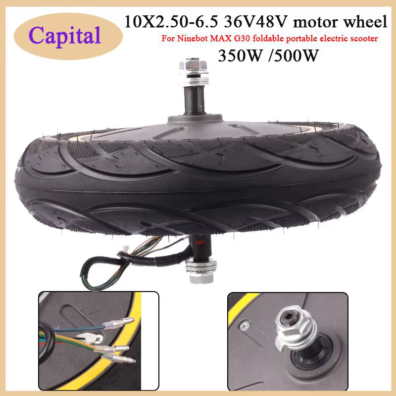 Moteur de roue arrière 350W pour trottinette électrique Ninebot Max G30