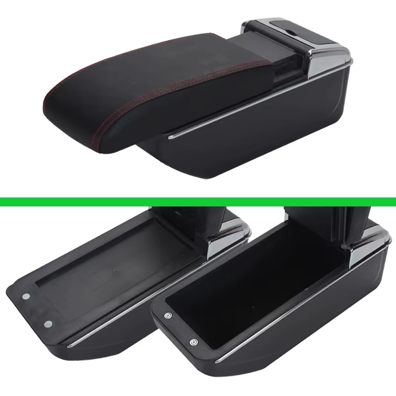 Accoudoir pour Opel Corsa 2015 2016 2017 2018 2019, boîte de rangement pour console de voiture avec porte-gobelet, accessoires intérieurs de voiture