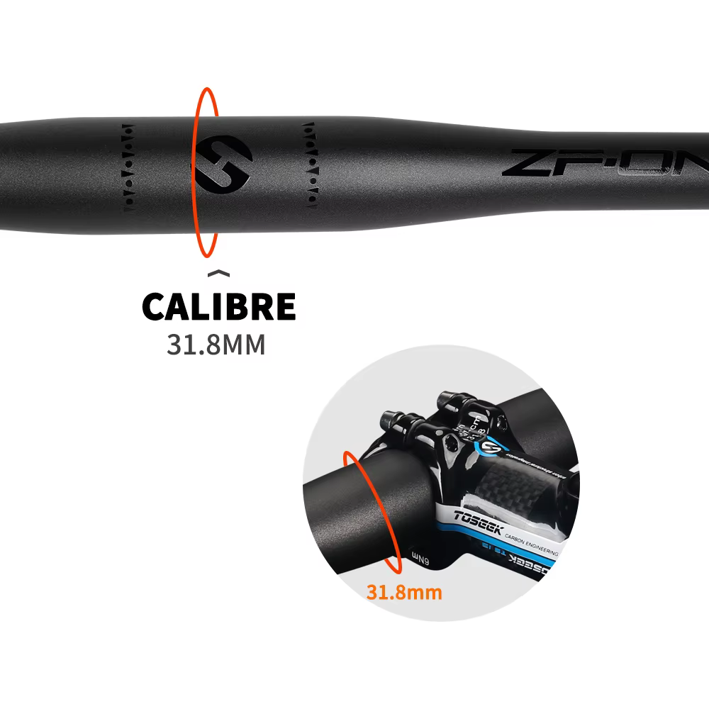 TOSEEK ZF-ONE vtt guidon de vélo en carbone