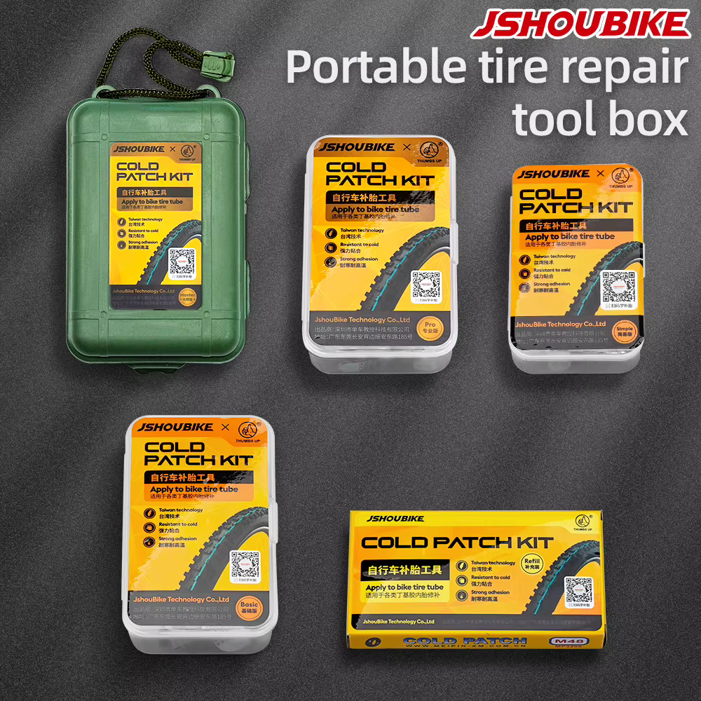 JSHOUBIKE – Kits de réparation de pneus de vélo