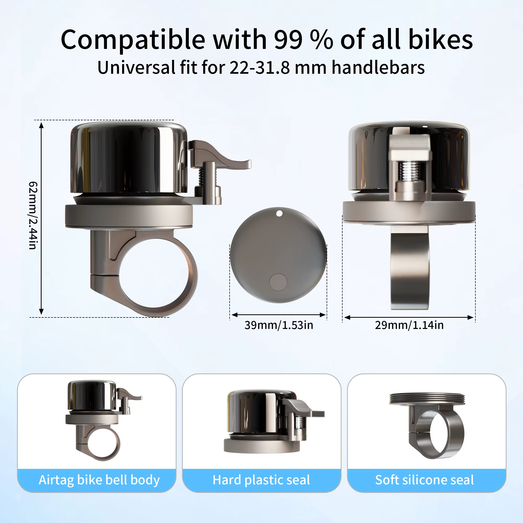 Sonnette de suivi de vélo GPS pour IOS-Android