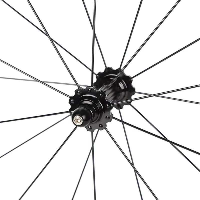 POLSO 700C - Jeu de roues de vélo à pignon fixe 20/24H en alliage d'aluminium avec frein à étrier
