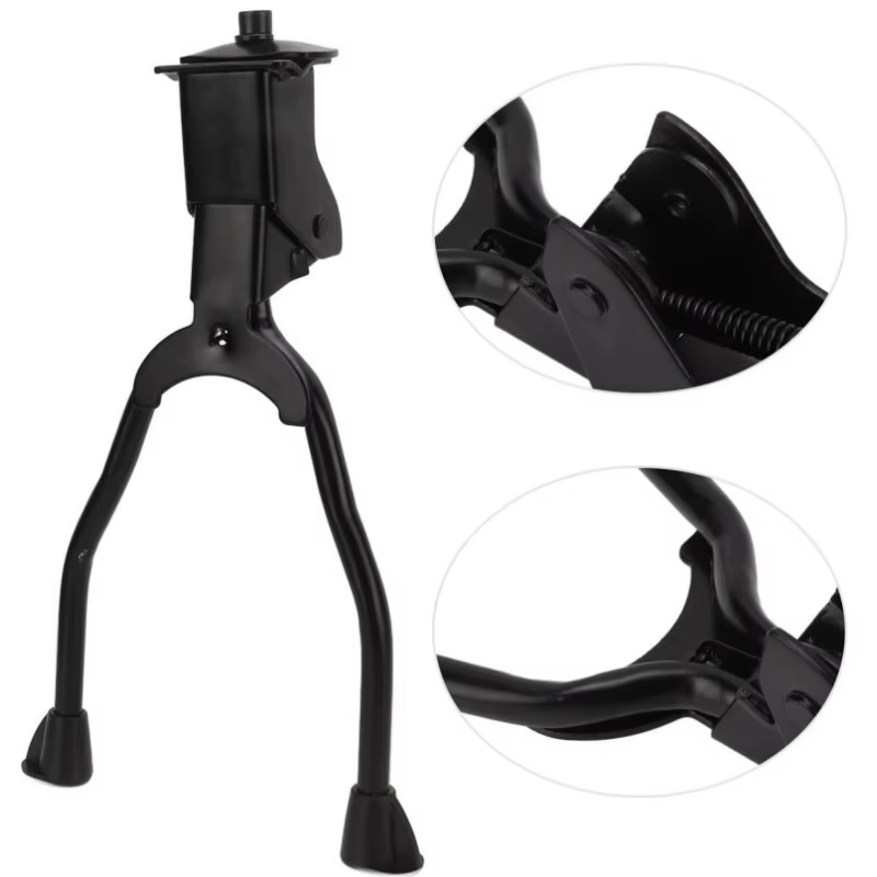 Béquille de vélo pliable en acier inoxydable