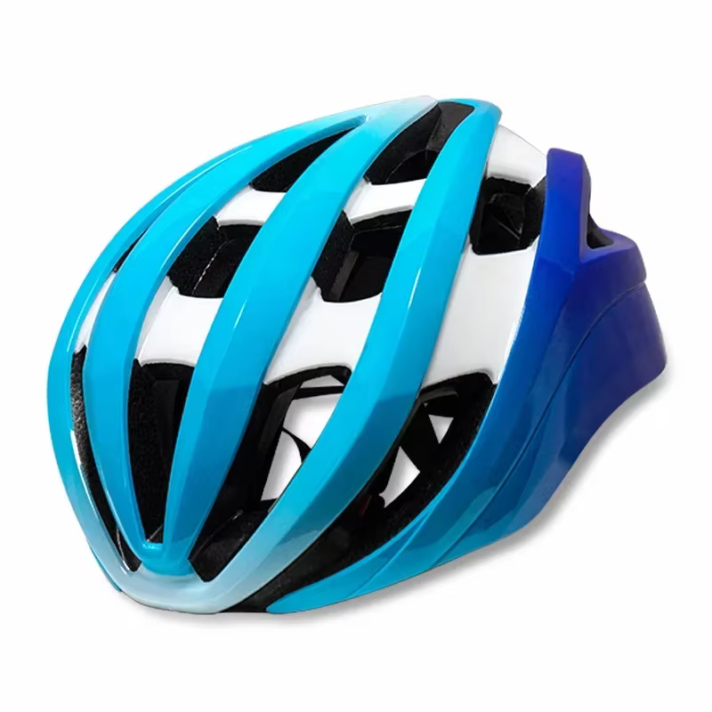 Casque de cyclisme de couleurs dégradées colorées